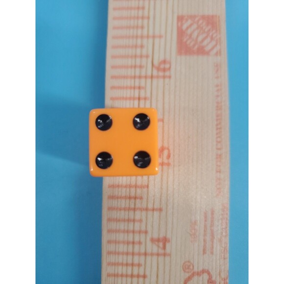 Replacement Dice 28 Red Blue And Orage White Dots 6 Sided Board Games - Picture 4 of 6